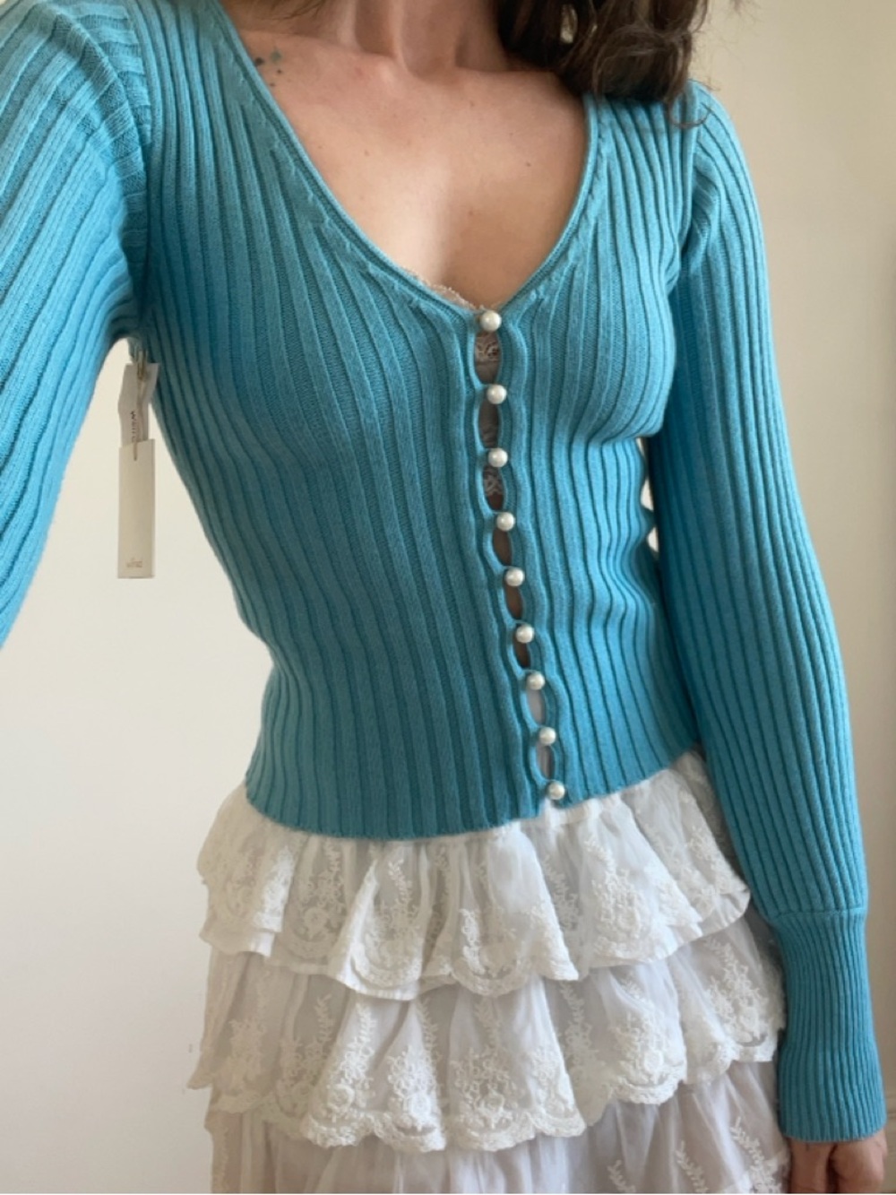 Wilfred ✨pearl Cardigan ✨NWT